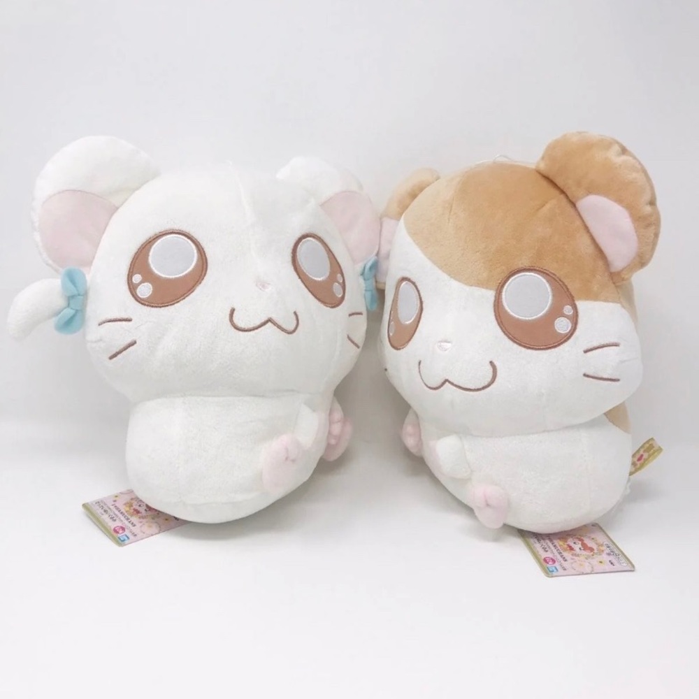 Rare Toreba Hamtaro And Bijou Plushies